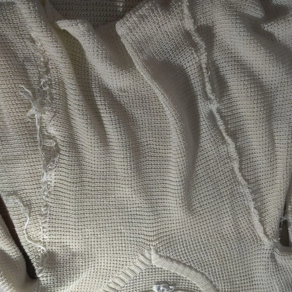 b-Sharp Distressed High-Low Sweater Tunic - Picture 7 of 8